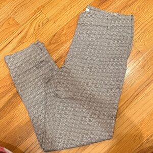 H&M Women's Gray Patterned Pants